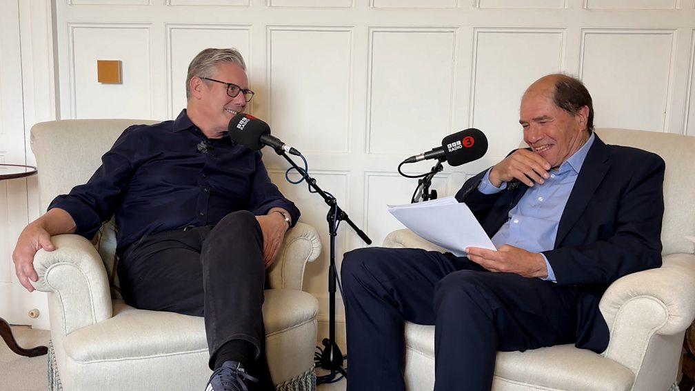 Michael Berkeley with Kier Starmer on BBC Radio 3's Private Passions